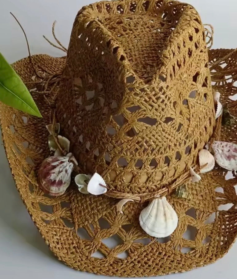 Wanda Shell Cowboy Hat