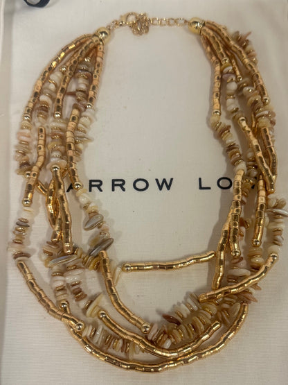 Metallic Coral Wave Necklace
