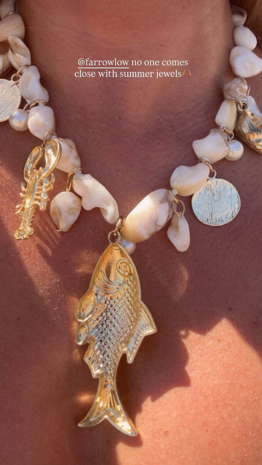 Lucky Fish Charm Necklace