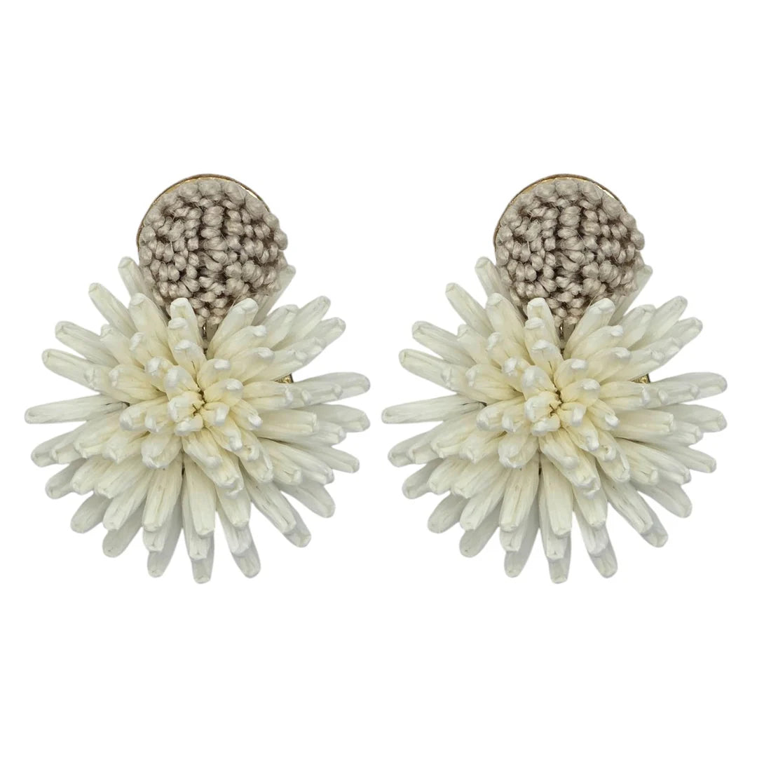 Raffia Bloom Earrings