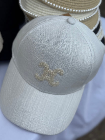 Cici Linen Baseball Caps