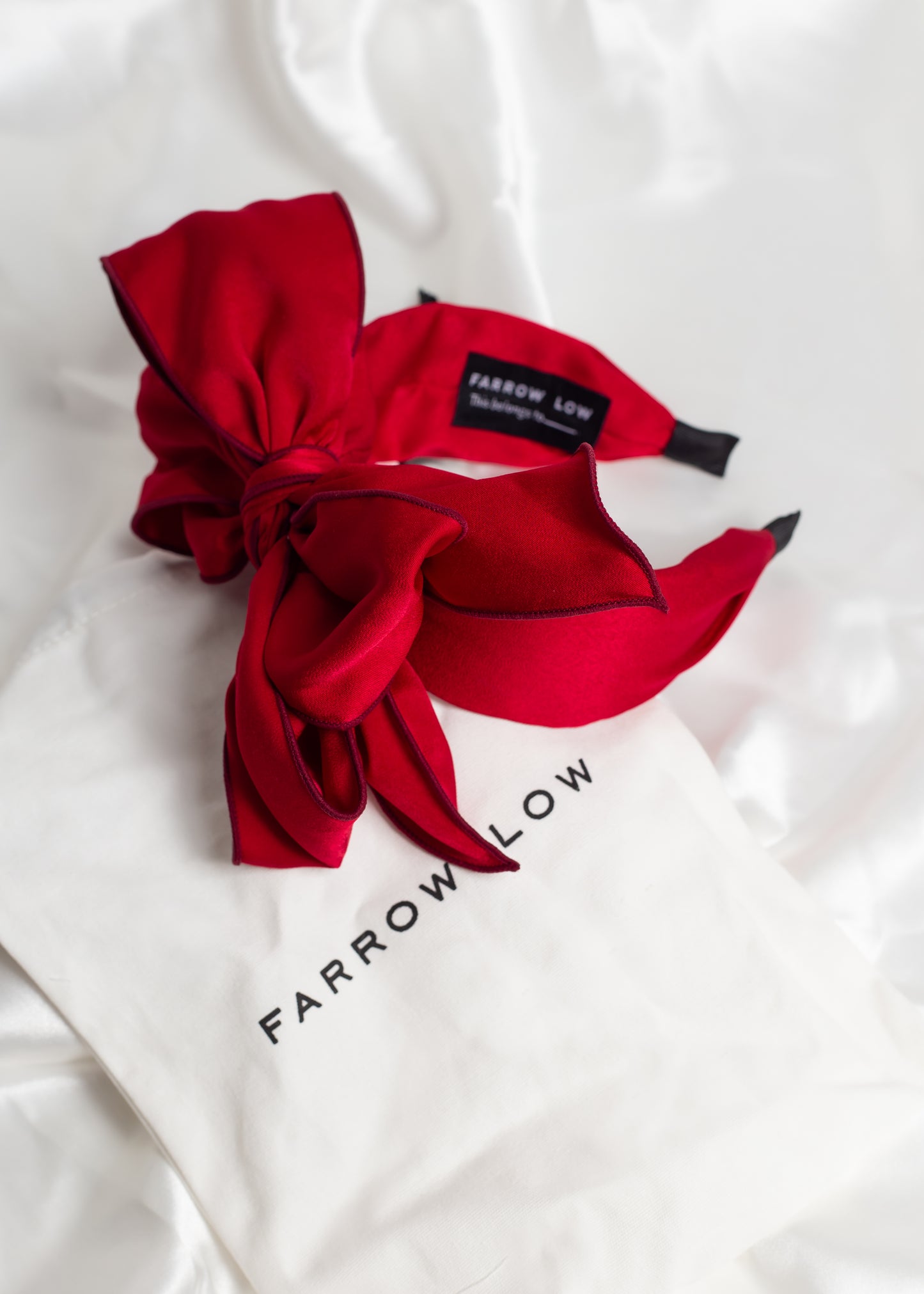 Beau Wired Headband in Emerald, Red & Burgundy