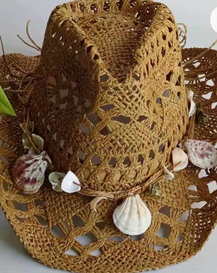 Wanda Shell Cowboy Hat
