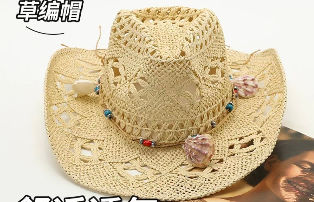 Wanda Shell Cowboy Hat