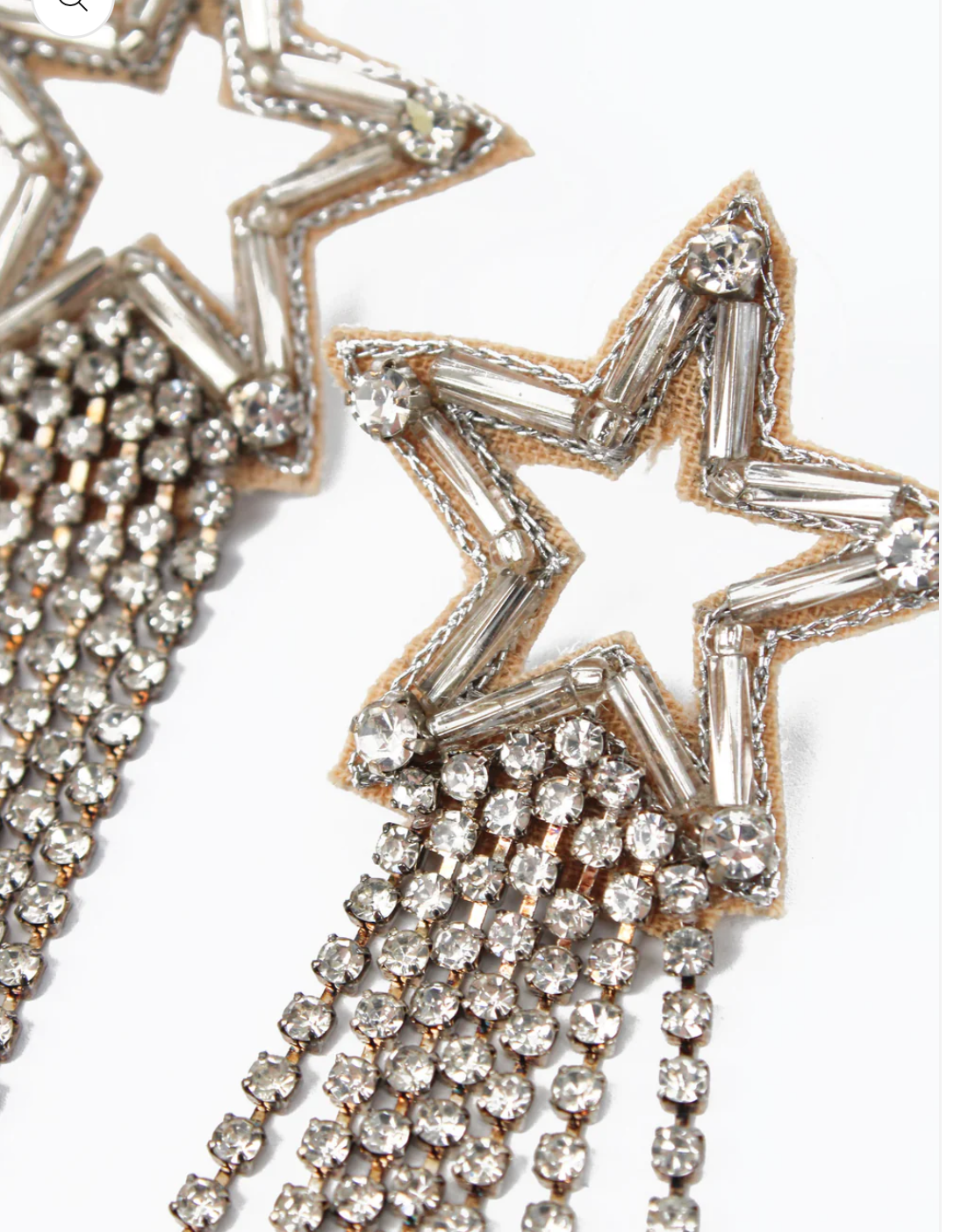 Silver Shooting Star Drop Earrings 💫