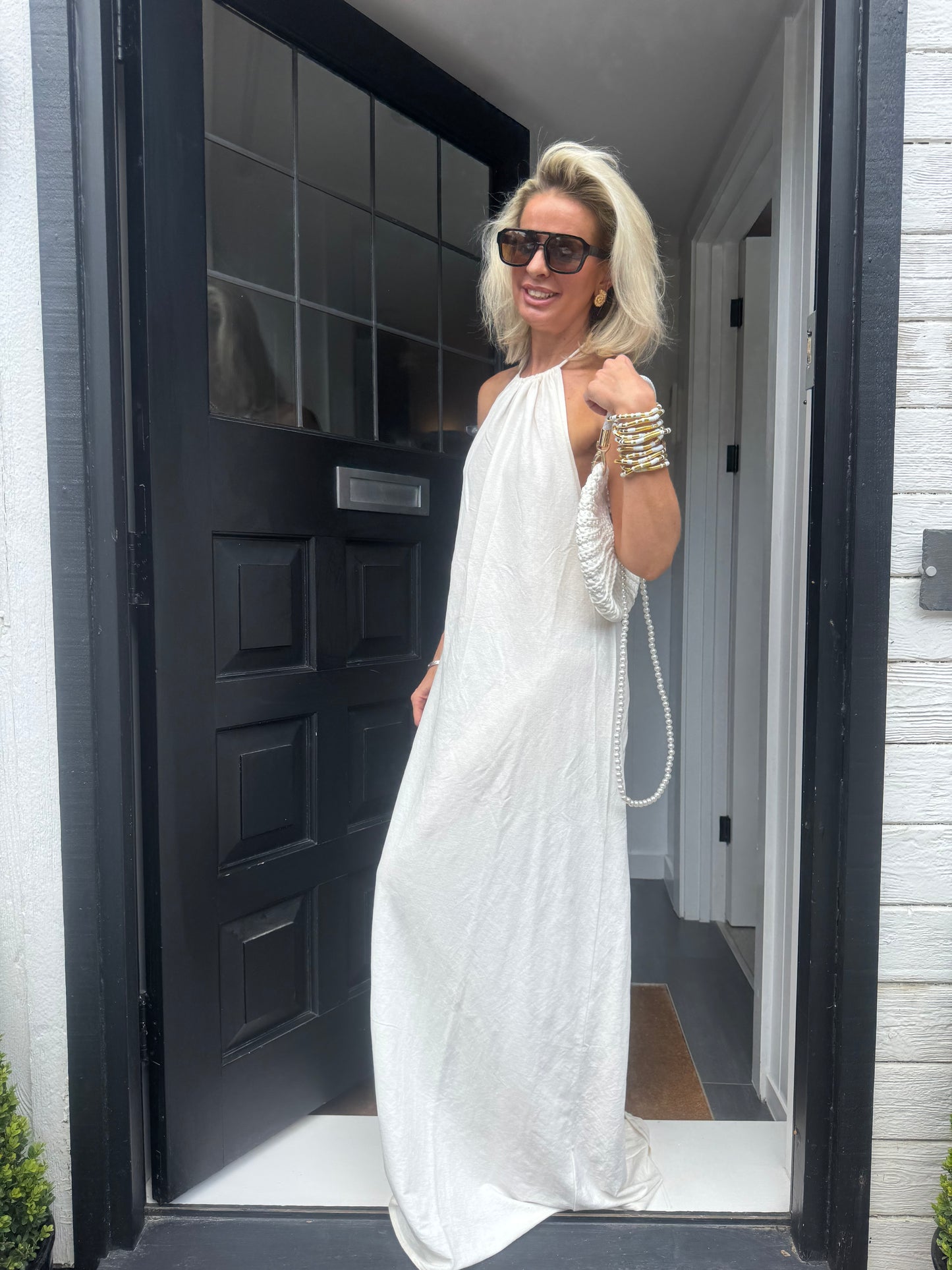 Crochet & Pearl Conch Shell Bag