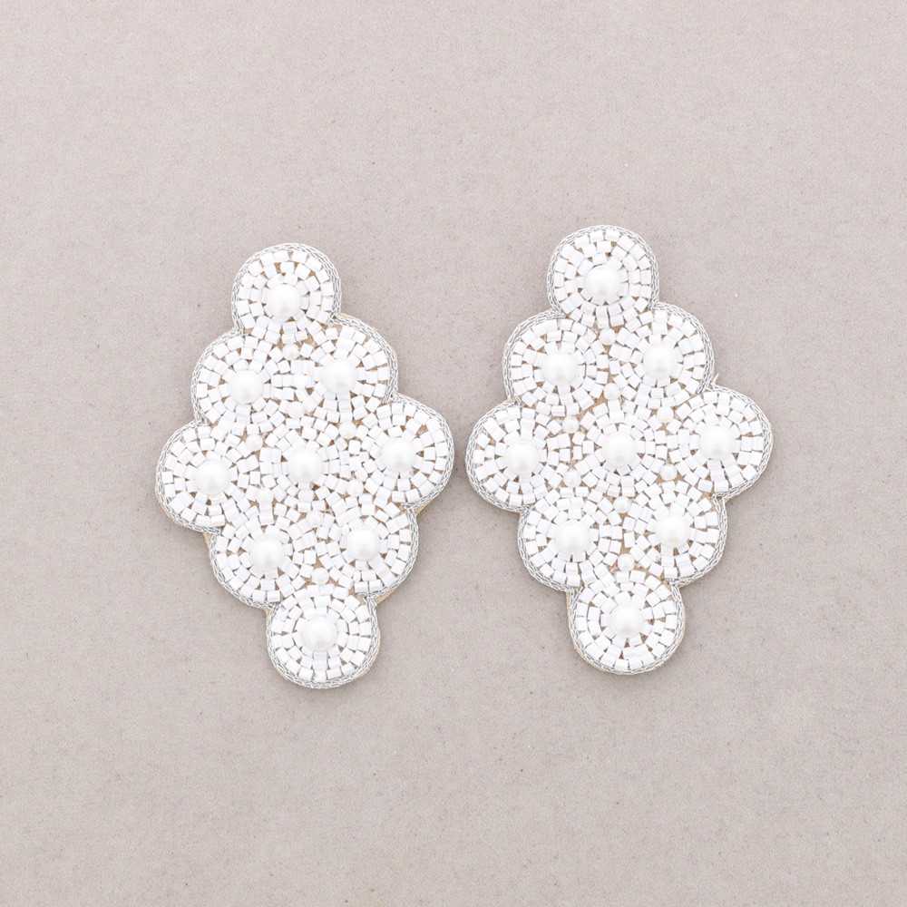 Rommie Beaded Statement Earrings