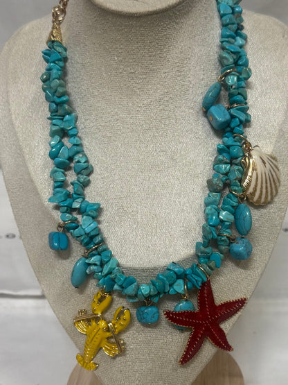Ocean Breeze Charm Necklace