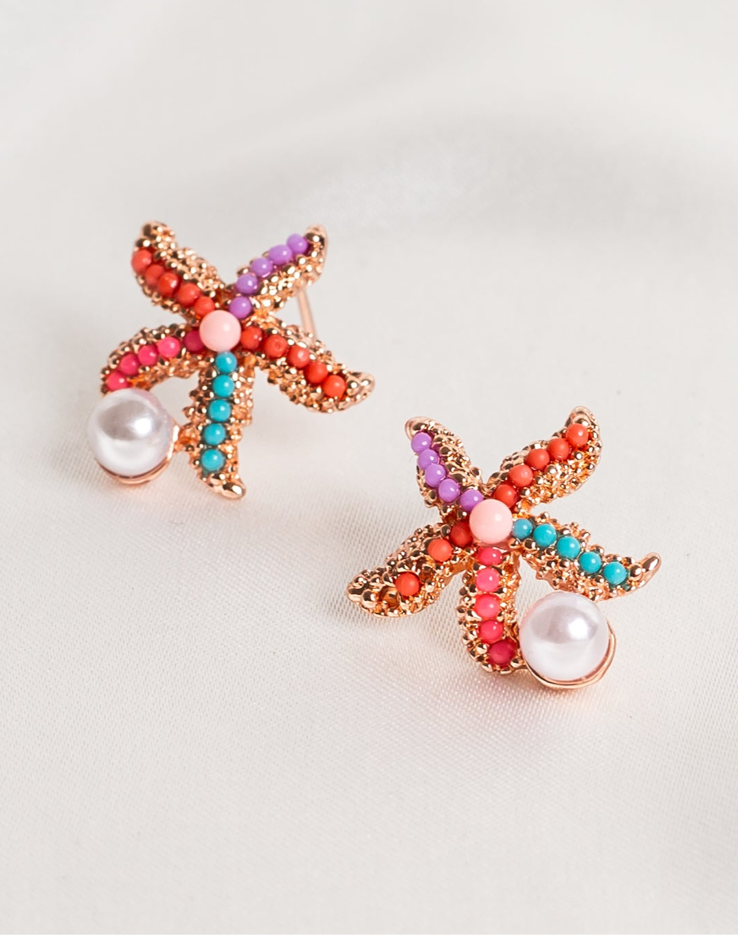 Sadie Starfish Stud Earrings