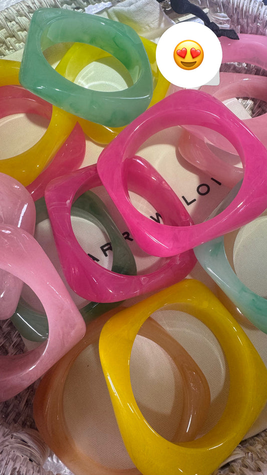 Barbie Resin Cuff Bracelets