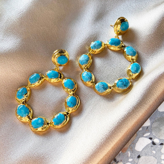 Asiana Wanda Turquoise Earrings
