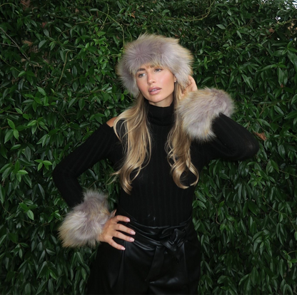 Russian Fur Headband & Fur Cuff Sets in 12 Colours