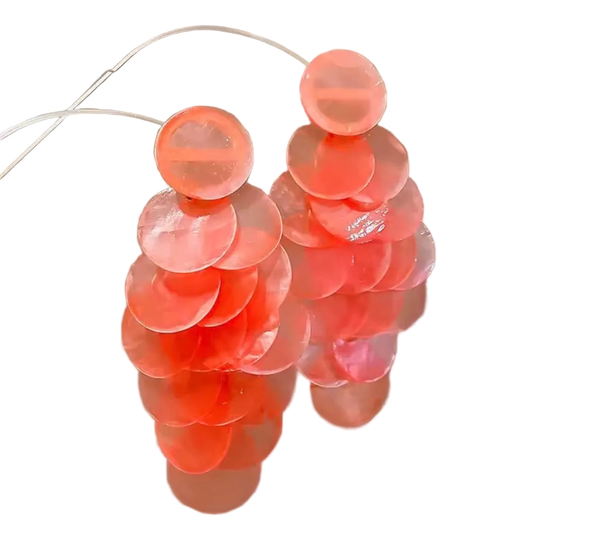 Mermaids Tail Drop Earrings In Various Colours