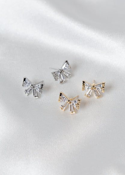 Dainty Bow Stud Earrings