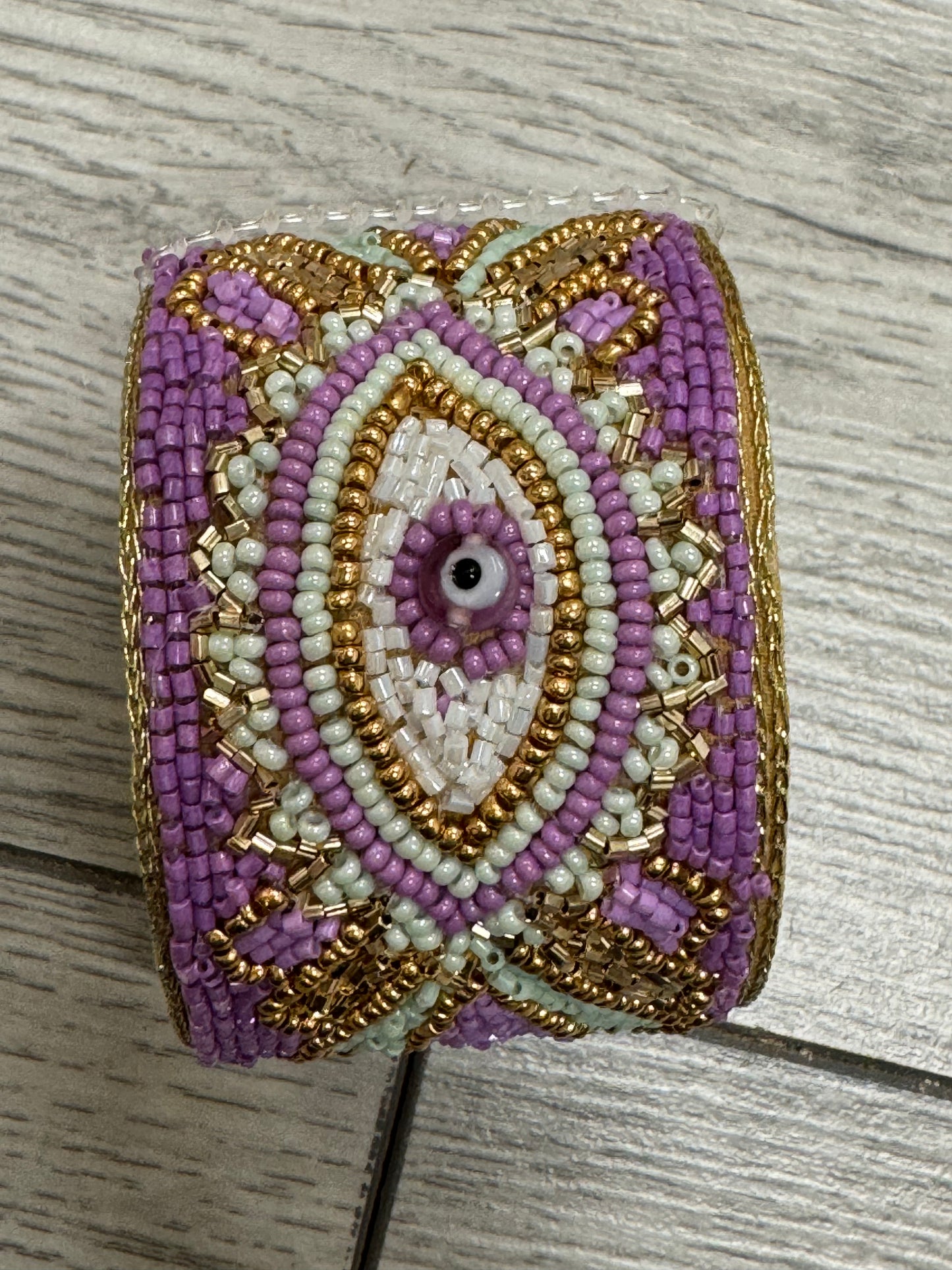 Lucky Eye Beaded Cuffs in 4 Colours