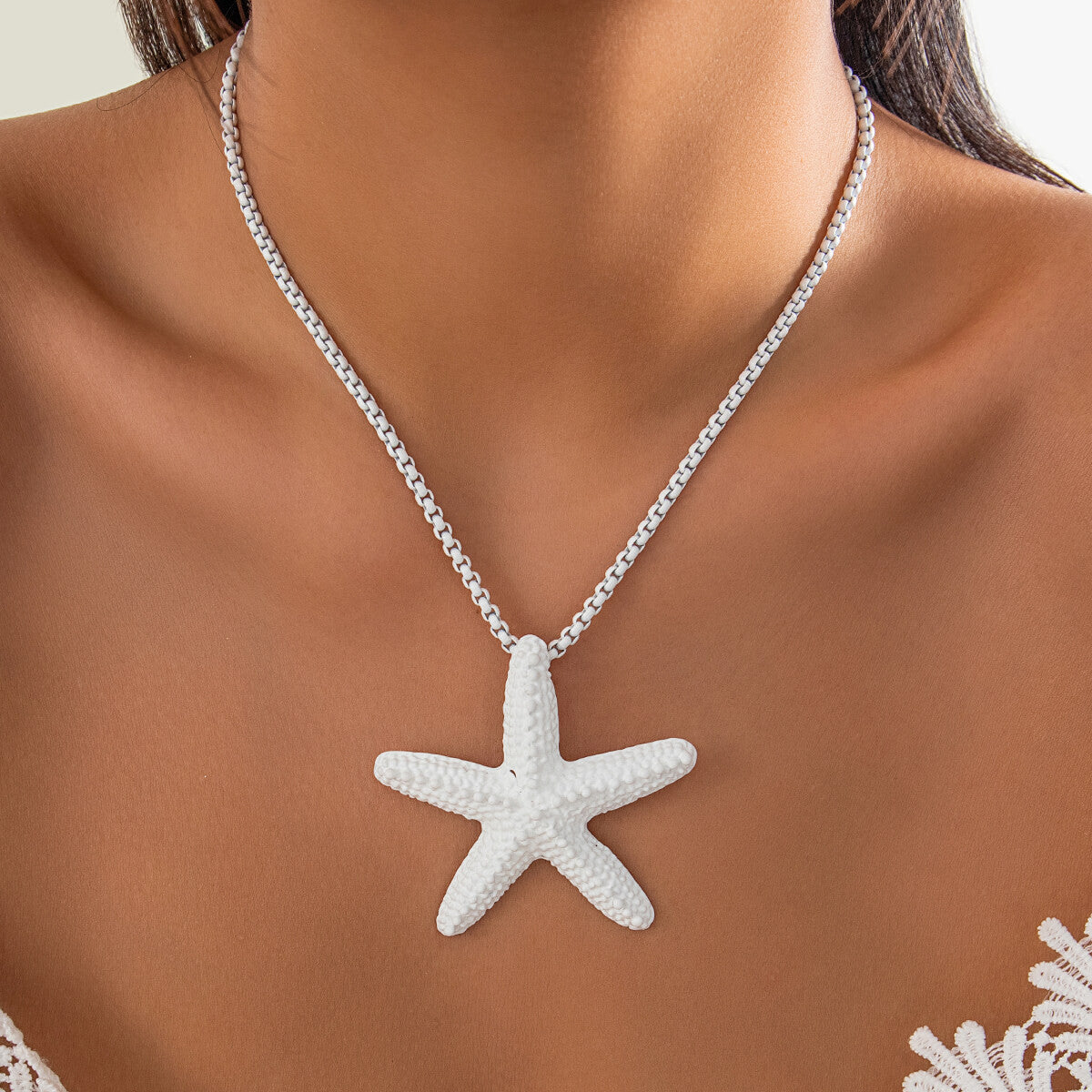 Saffi Starfish Pendant Necklace In 3 Colours