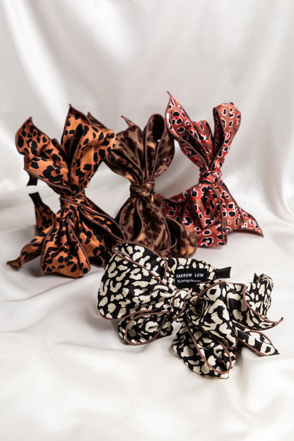 Beau Luxe Wired Bow Headbands In Various Colours