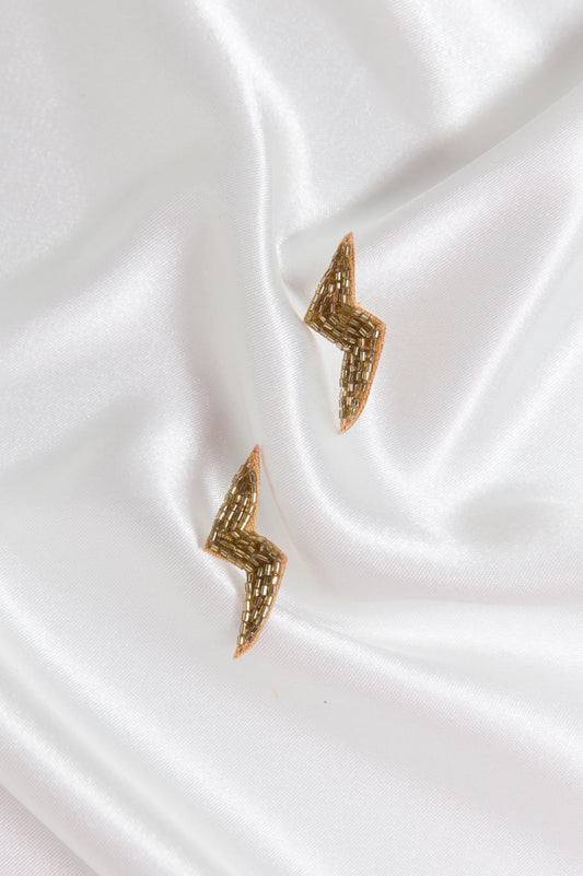 Lightning  Stud Earrings  - Lunar Collection