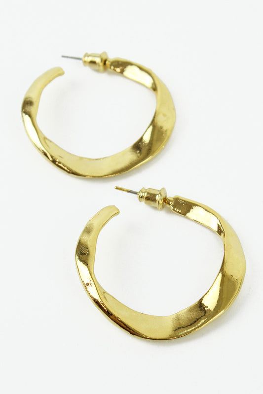 Leah Twisted Hoops