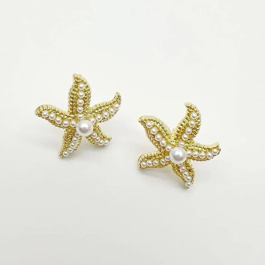 Sydney Gold Starfish Stud Earrings
