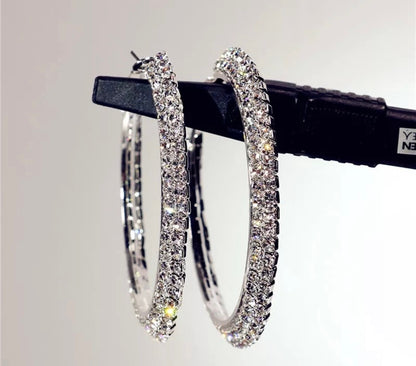 Sparkler Hoop Earrings