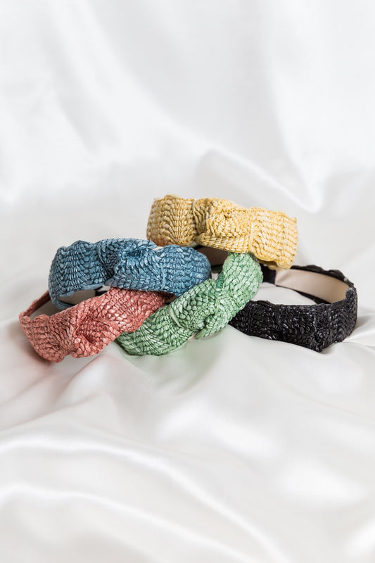 Riviera Raffia Headbands