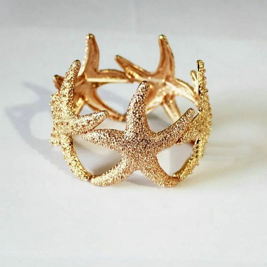 Suki Starfish Shimmer Bracelet Golden