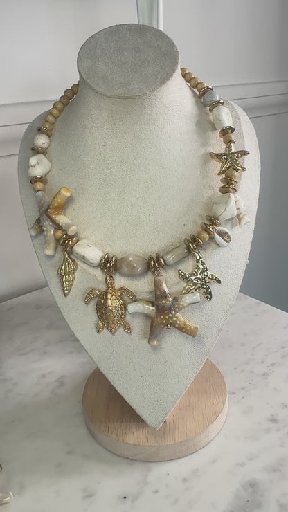Ocean Muse Charm Choker Necklace